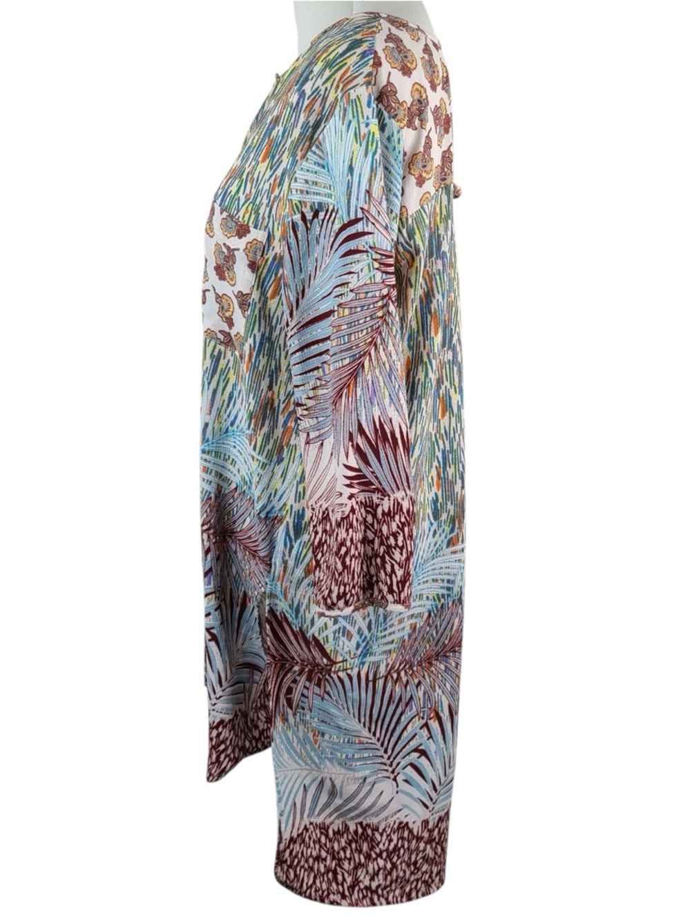 Anthropologie Fig and Flower lightweight multi-color floral tunic top - Picture 4 of 8